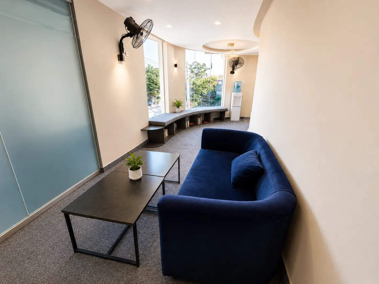 Breakout and lunch area